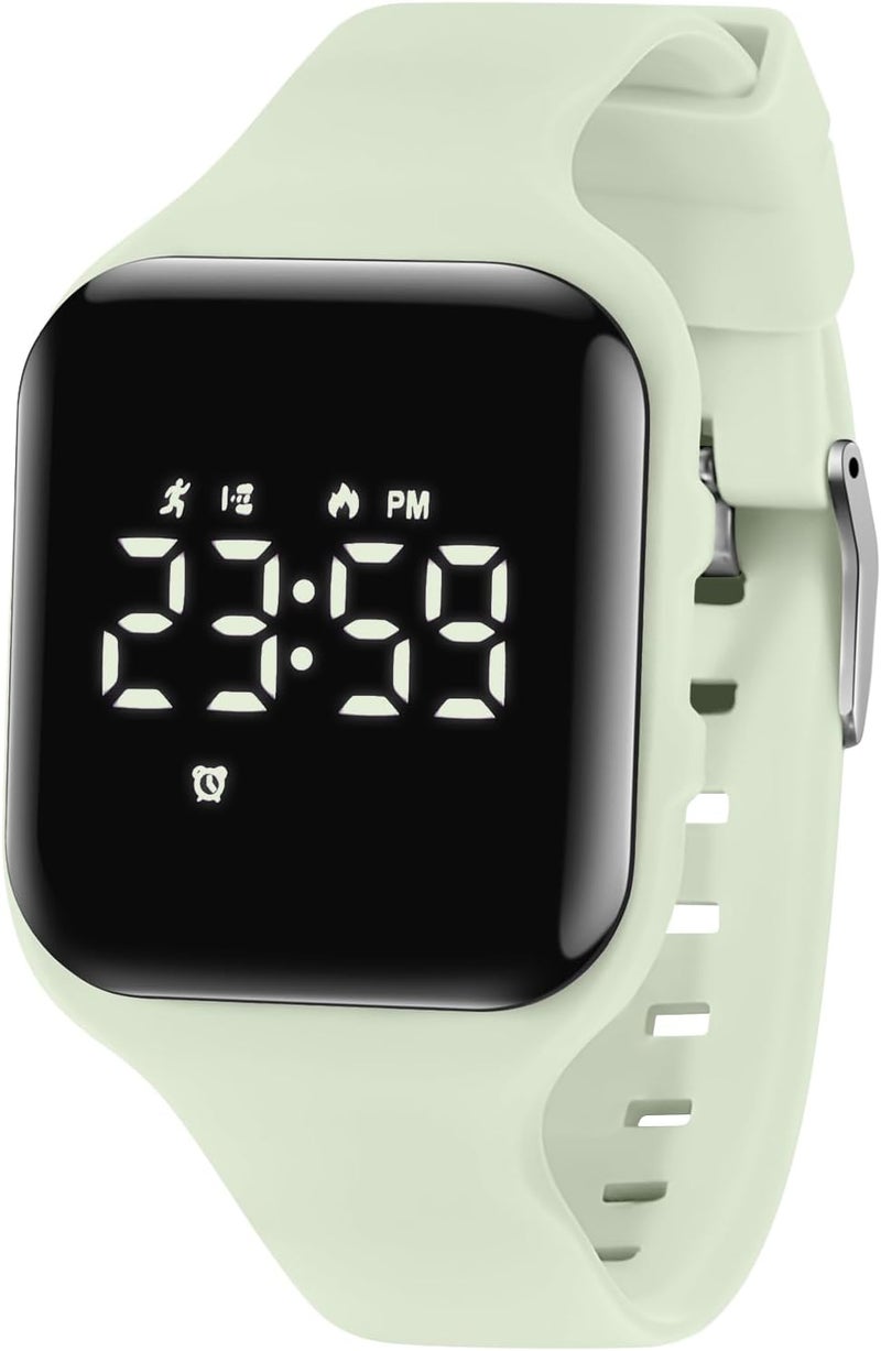 A ALPS Kids Watches for Girls Boys Digital Sport Watch with Step Counter Pedometer Vibration Alarm Clock, No App Waterproof Fitness Tracker Kids Watch Boys Girls Teens Students Ages 5-16 - Image 1